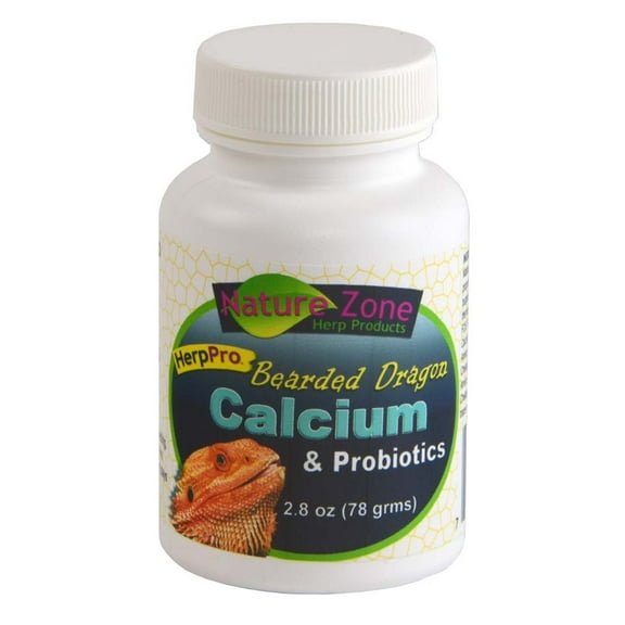 Nature Zone 783178547248 Bearded Dragon Calcium & Probiotics, 2.8 oz