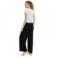 thumbnail image 5 of Women's Casual Stretch Cotton Pajama Pants Simple Lounge Pants, 5 of 7