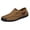 Gold, variant on Men's Orthopedic Dress Loafers Orthopedic Leather Slip on Boat Shoes Lightweight Breathable Non Slip Sneakers Black Size 10