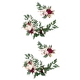 thumbnail image 1 of Guirnalda de flores artificiales con arco de rosas para boda, centro de mesa 2 rojo rosa, 1 of 9