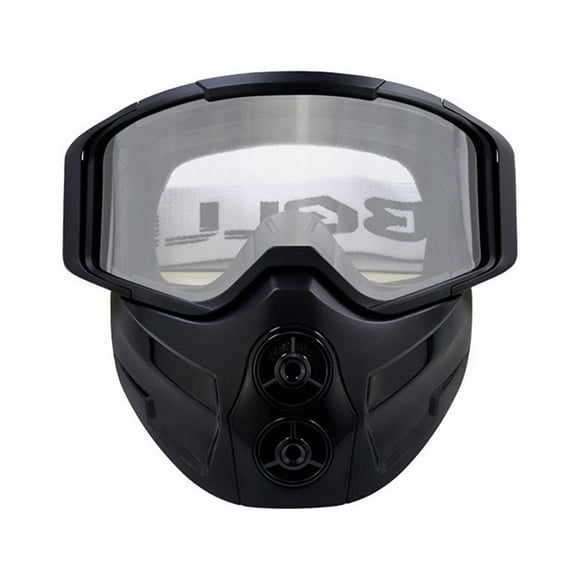 Paintball mask anti-fog, air gun full cover and goggles are removable and adjustable