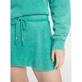 thumbnail image 4 of No Boundaries Washed Fleece Mini Skater Skort, Women's XXS-XXL, 4 of 5