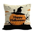 thumbnail image 2 of Halloween Pillow Covers Cute Pumpkin Ghost Decorative Pillow Cases Soft Fall Throw Pillow Covers for Sofa Couch Bedroom by OVFUIZ, 2 of 6