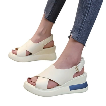 LEEy-World Walking Shoes Women Women s Bloom comfort sandal with +Comfort Foam and Wide Widths Available