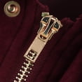 thumbnail image 5 of GEWSEY Womens Suede Zipperd Bomber Jacket Lapel Long Sleeve Motorcycle Cropped Coat Y2k Going Out Jackets Outerwear (, L), 5 of 8