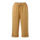 thumbnail image 5 of Pantalones de mujer de cintura alta y pierna ancha con bolsillos - Pantalones largos de pierna recta con cordón elástico - S-XXXL, 5 of 8