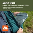 thumbnail image 5 of Ozark Trail 22L Adult/Teen Polyester Asheville Dual-Carry Backpack, Teal, 5 of 15