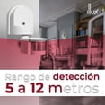 thumbnail image 4 of Sensor De Movimiento Infrarrojo 180° De Pared Para Interiores Lámpara Foco o Alarma Illux SE-2101.B, 4 of 8