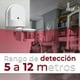 thumbnail image 4 of Sensor De Movimiento Infrarrojo 180° De Pared Para Interiores Lámpara Foco o Alarma Illux SE-2101.B, 4 of 8