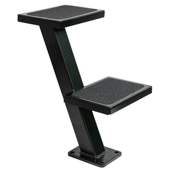 Extreme Max 3006.6827 Galvanized Trailer Tongue Step - Double, Black