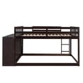 thumbnail image 6 of Full over Full Bunk Bed with 4 Drawers and 3 Shelves-Espresso 67AAP, 6 of 9