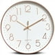 thumbnail image 1 of Reloj Reloj de pared redondo de 12 pulgadas, reloj de cuarzo, oro rosa, 30*4*30 cm,, 1 of 5