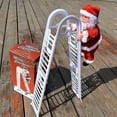 thumbnail image 3 of HEFEI , Poupée Échelle de Montée Électrique Père Noël Rouge-Subaoe, 3 of 5