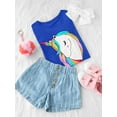 thumbnail image 3 of Unicorn Colorful Design T-Shirt Toddler -Image by Shutterstock,  5 Toddler, 3 of 4
