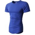 thumbnail image 2 of Hat and Beyond Men's Elongated Longline Hip Hop Casual T-Shirts Big and Tall, 2 of 7