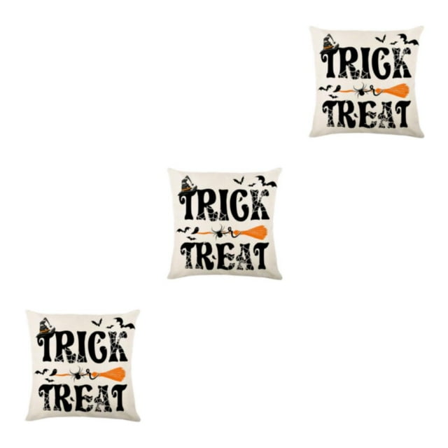 QualitChoice Soft And Easy-care Halloween Throw Pillow Covers For Creepier Look JYM328-4 3Set