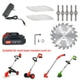 thumbnail image 3 of G · PEH Weed Eater Blades,  with Battery Teeth Carbide Tipped Blades & Carbide Tip S-blades with Universal Adapter Kit for Trimmer Weed Eater, 3 of 10