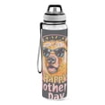 thumbnail image 2 of Mother's Day Bear Sunglasses Sports Water Bottle Portable Travel Mug 32oz BPA Free Leak Proof Straw Transparent Tritan for Gym Yoga Cycling Camping, 2 of 7