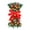 Red 1, variant on 24In Pre-lit Christmas Wreaths for Front Door Artificial Xmas Wreath Outdoor Decoration,Red 1Pcs