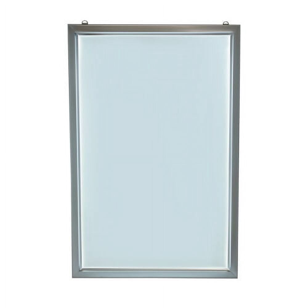 LED Backlit Movie Poster Art Picture Frame Light Box Advertising Display 18x24"