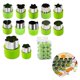 thumbnail image 1 of Molde cortador de frutas y verduras de arroz, 12 unids/set, herramientas de forma de corte de galletas y pasteles de acero inoxidable, 1 of 2