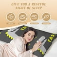 thumbnail image 4 of Bingfone Body Pillow Cover Long Pillow Case With Zipper Decorative Bedding Pillowcase 20"X54" Soft Cushion Pillow Case For Bedroom-Cute Dinosaur, 4 of 8