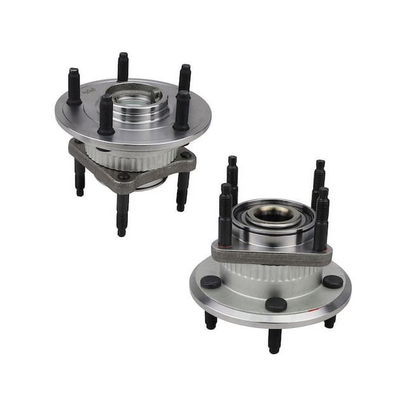 Rear Wheel Bearing Hub Assembly Set of 2 - Compatible with 2005 - 2010 Jeep Grand Cherokee 2006 2007 2008 2009