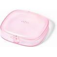 thumbnail image 1 of Transparent Slim Retainer Holder, Small Travel Night Guard Case Fits in Pocket, Stylish Retainer Case with Vent Holes, Sleek Compact Aligner Case Compatible with Invisalign (Pink), 1 of 6