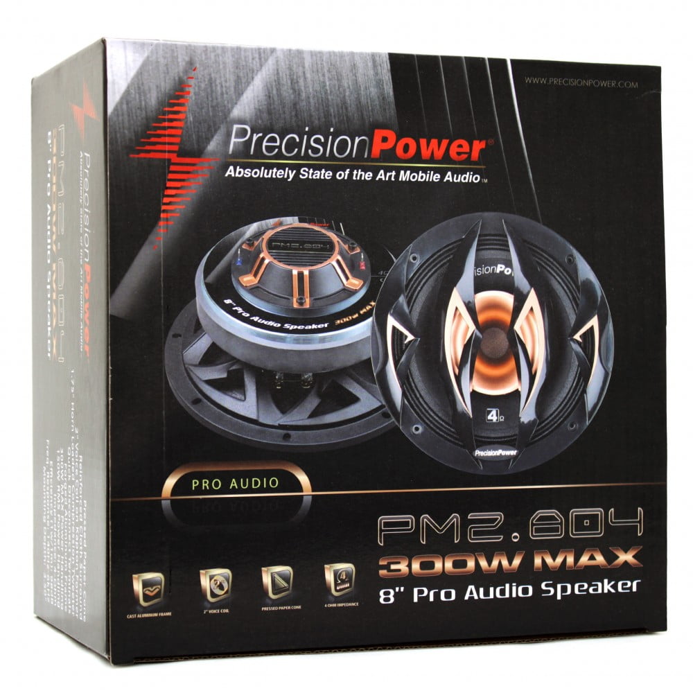 Precision Power PM2804 (PM2.804) 8 Inch 2-Way Pro Audio Series