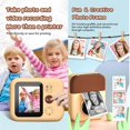 thumbnail image 2 of Cámara de impresión instantánea para niños, minicámara Digital con grabación de vídeo HD, doble lente, papel fotográfico térmico, regalo de cumpleaños para niños y niñas, 2 of 5