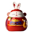 thumbnail image 2 of de Conejo de Dibujos Animados, Figurita Decorativa de Animal, Caja de Ahorro de Dinero, Escultura de La , Caja de Ahorro para Fiesta, rojo Gloria caso de ahorro, 2 of 9