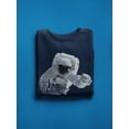 thumbnail image 3 of Astronaut Cool Design. Sweatshirt Men -Image by Shutterstock, Male Small, 3 of 4