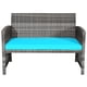 thumbnail image 5 of Costway Juego de Muebles de Patio de Mimbre PE Tejido a Mano de 4 Piezas con Cojines para Exterior Verde, 5 of 7