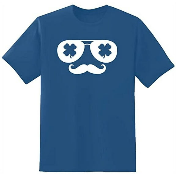 RedBarn Clover Glasses Novelty Sarcastic Funny Mens Graphic T Shirts