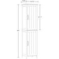 thumbnail image 2 of Monroe Two-Door Tall Cabinet - White, 2 of 7
