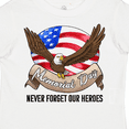 thumbnail image 4 of Inktastic Memorial Day- Never Forget Our Heroes- Bald Eagle Boys or Girls Toddler T-Shirt, 4 of 5
