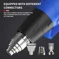 thumbnail image 3 of Heat Gun, 2000W Hot Air Gun Kit for Paint Sstripper Wood, Heat Gun for Crafts, with 2 Adjustable Temperature Control(300℃- 600℃), 4 Nozzles, Used for Car Stickers, Removing Paint, Shrinking Plastics, 3 of 7