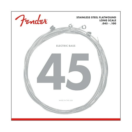 Flatwound Lt Bass StainlessSteel.45-.100