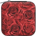 thumbnail image 2 of GZHJMY Valentine's Day Rose Jewelry Box for Teens Girls Women Birthday Christmas Gift, Portable PU Leather Jewelry Storage Box Mini Travel Jewelry Case for Necklace Bracelet Earrings Rings, 2 of 7