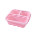 thumbnail image 1 of Solution de Rangement pour Aliments 1 Pce Contenants à Collation Réutilisables Bento avec 3 Compartiments pour la Préparation des Repas et l'Usage Quotidien et pour Adultes dans la Cuisine, la Salle à Manger et les Voyages, 1 of 5