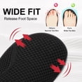 thumbnail image 3 of Barerun Men Shoes Diabetic Friendly Flats,Wide,Adjustable,Square Toe,Size 12, 3 of 10