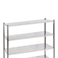 thumbnail image 2 of Wildnix Premium Stainless Steel 4-Tier Shelving, 330 lbs Load Capacity per Shelf, Durable and Easy to Clean, Ventilated Open Design for Efficient Storage, 2 of 6