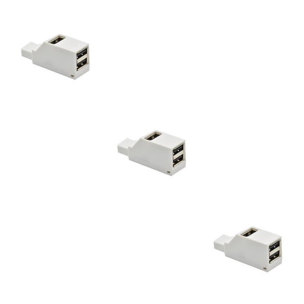 Sidaley Nuevo Universal Mini 3 puertos USB 2,0/3,0 Hub Laptop PC transmisión de datos de alta velocidad adaptador divisor USB Type4 NO4