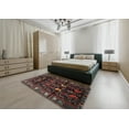 thumbnail image 4 of Ahgly Company Indoor Square Traditional Brown Persian Area Rugs, 7' Square, 4 of 6