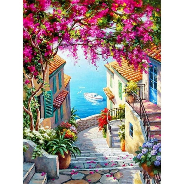 Pintura Por Números Para Adultos, Paisaje, Pintura Por