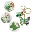 thumbnail image 2 of Colorful Butterflies Acrylic Keychain Female Car Keys Chain Rings Bag Pendant - First Nations, 2 of 5