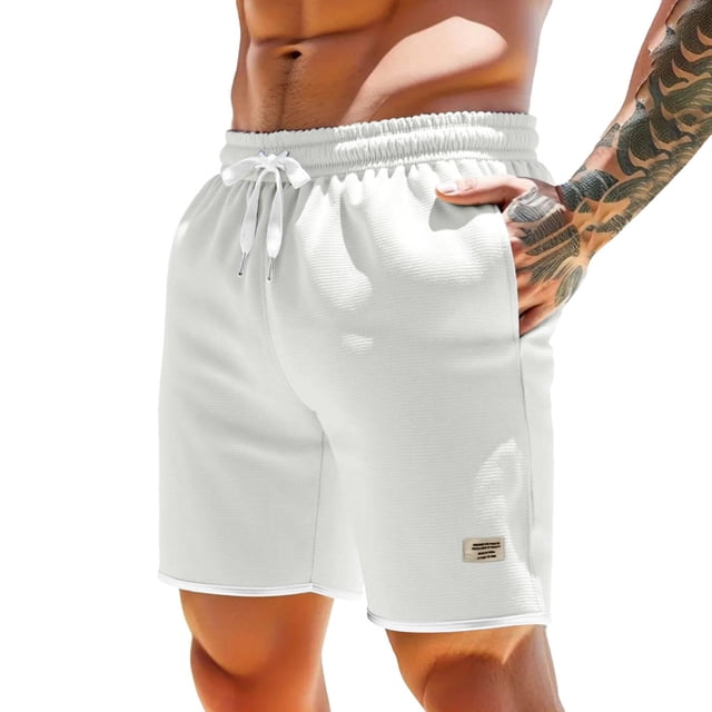 Xdzjlr Running Shorts For Men,Summer Fit Fashionable Two Layer Design Versatile Daily Wear Lightweight Comfortable Running Shorts For Men