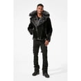 thumbnail image 5 of Jordan Craig Men El Jefe Shearling Moto Jackets (New Black), 5 of 6