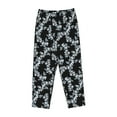 thumbnail image 4 of Goofa Flower Printed Soft Pajama Pants for Women, Wide Leg Comfy Casual Lounge Yoga Pants-X-Large, 4 of 9