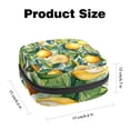 thumbnail image 2 of Sanitary Napkin Storage Bag, Seamless Watercolor Lemon Pattern Portable Menstrual Pad Bag for Teen Girls Store Panty Liners Tampons Sanitary Pads for Women Ladies, 2 of 6